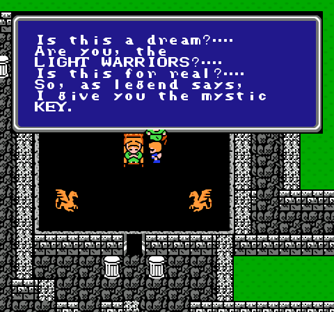 The prince awakens and gives us a mystic key The prince awakens and gives us a mystic key